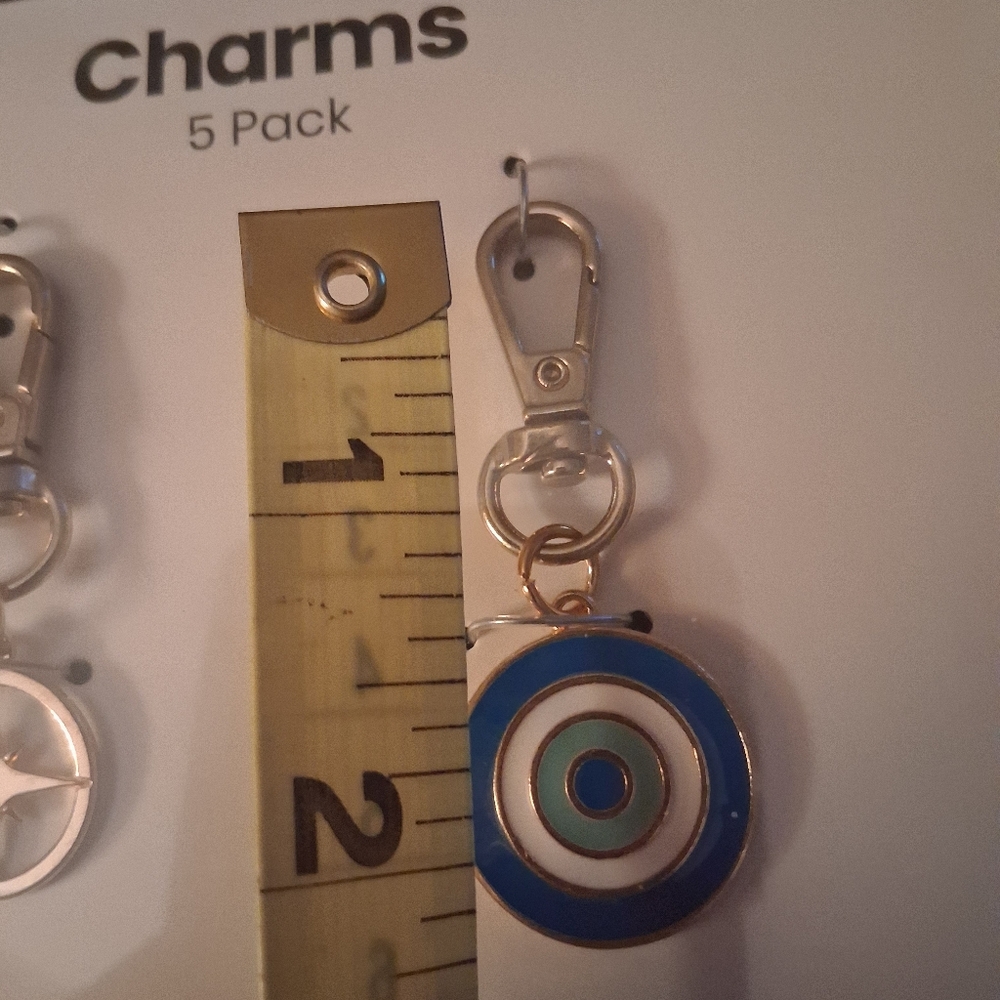 Goldtone Purse Charms Set, 5 Pack - Picture 4 of 4